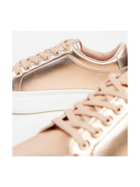 ASOS DESIGN Doro Chunky Lace-Up Sneakers – Rose Gold – NWT
